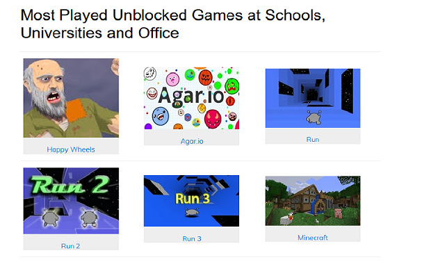 What are unblocked games?